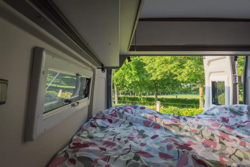Slaapkamer met 360° zicht